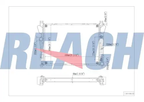 воден радиатор REACH 1.40.14136.142