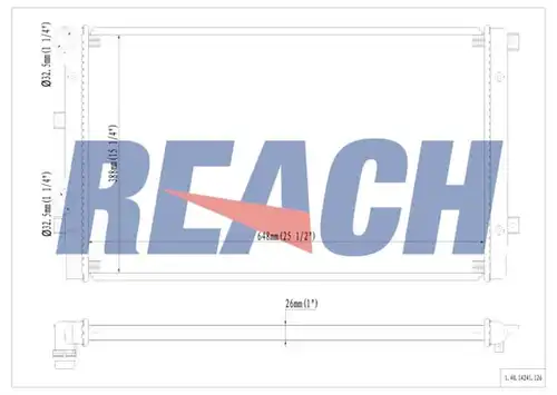 воден радиатор REACH 1.40.14241.126