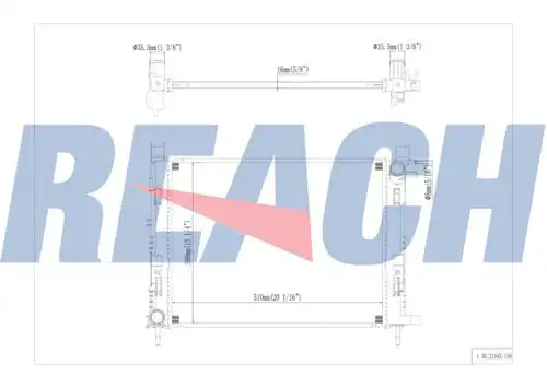 воден радиатор REACH 1.40.21445.116