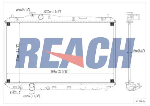 воден радиатор REACH 1.41.13330.016