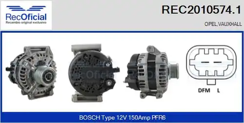 генератор RECOFICIAL REC2010574.1