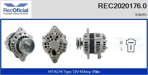генератор RECOFICIAL REC2020176.0