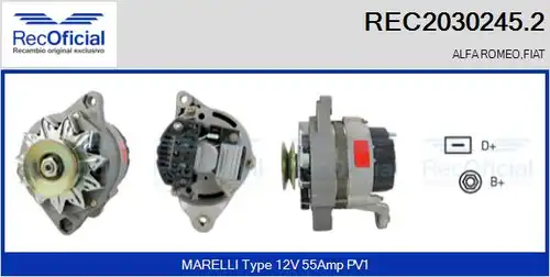генератор RECOFICIAL REC2030245.2
