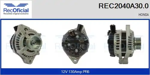 генератор RECOFICIAL REC2040A30.0