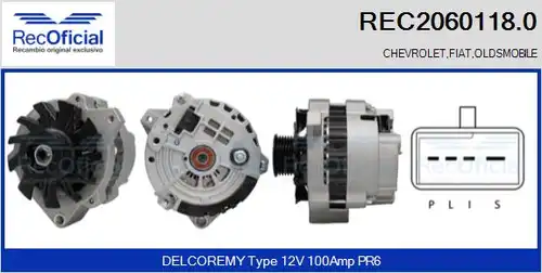 генератор RECOFICIAL REC2060118.0