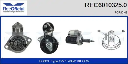 стартер RECOFICIAL REC6010325.0