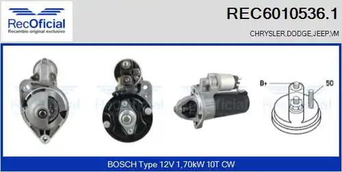 стартер RECOFICIAL REC6010536.1