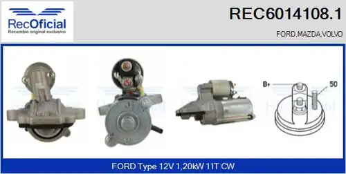 стартер RECOFICIAL REC6014108.1