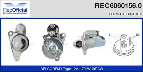 стартер RECOFICIAL REC6060156.0