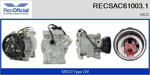 компресор за климатик RECOFICIAL RECSAC61003.1