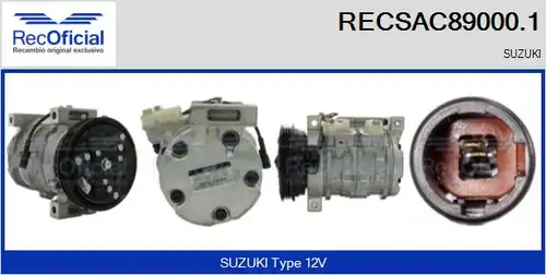 компресор за климатик RECOFICIAL RECSAC89000.1