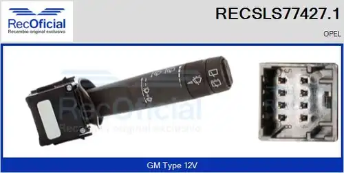 превключвател на кормилната колона RECOFICIAL RECSLS77427.1