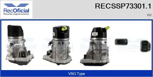 хидравлична помпа, кормилно управление RECOFICIAL RECSSP73301.1