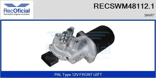 двигател на чистачките RECOFICIAL RECSWM48112.1