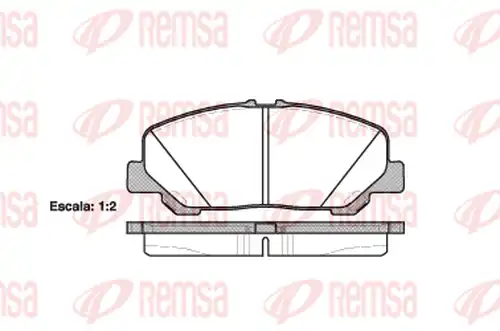 накладки REMSA 1287.00