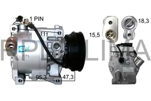 компресор за климатик RPL QUALITY APCOIV5004
