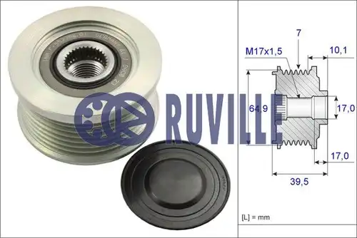 водна помпа, охлаждане на двигателя RUVILLE 56831