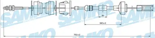 въжен механизъм, задействане на съединителя SAMKO C0338C
