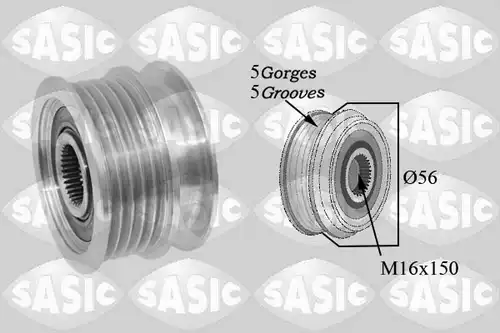 механизъм за свободен ход на генератор SASIC 1674006