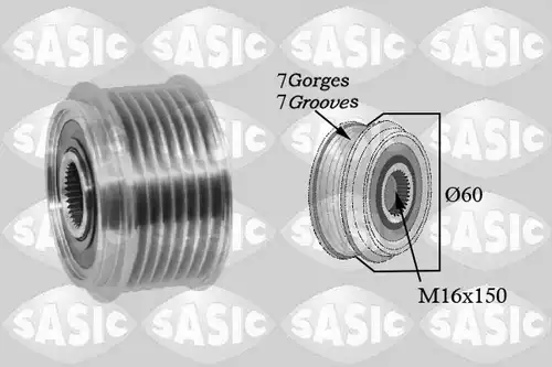 механизъм за свободен ход на генератор SASIC 1676027