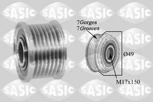 механизъм за свободен ход на генератор SASIC 1676028