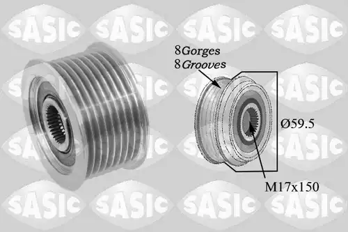 механизъм за свободен ход на генератор SASIC 1676033