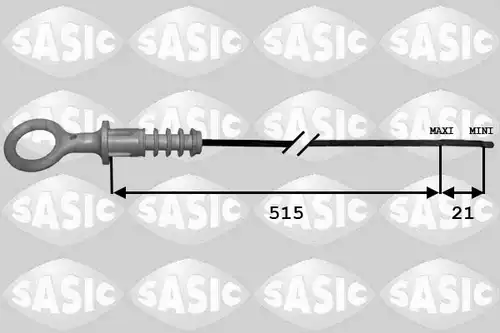 пръчка за измерване нивото на маслото SASIC 1946001