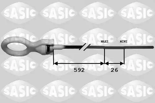 пръчка за измерване нивото на маслото SASIC 1946002