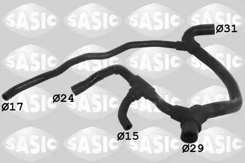 маркуч на радиатора SASIC 3404003