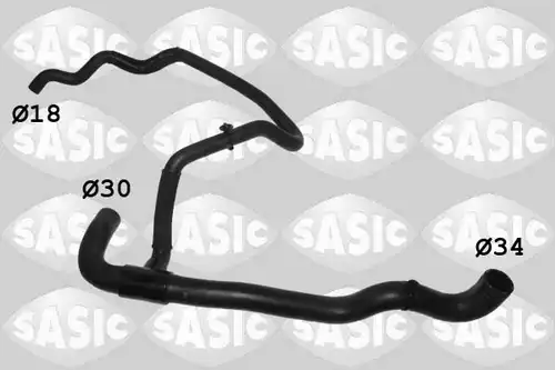 маркуч на радиатора SASIC 3404210