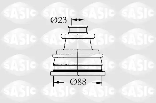 комплект маншон, полуоска SASIC 4003429