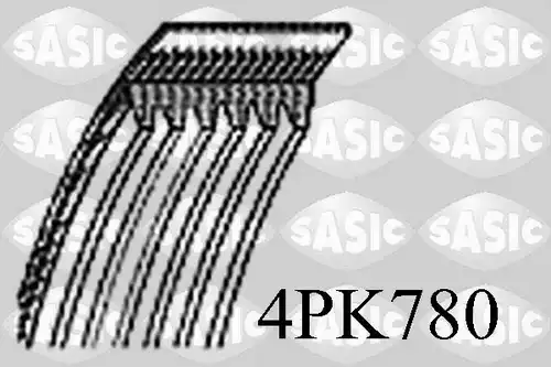 пистов ремък SASIC 4PK780
