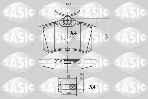 накладки SASIC 6210001