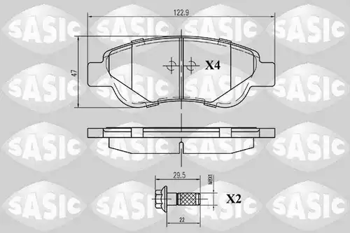 накладки SASIC 6210006