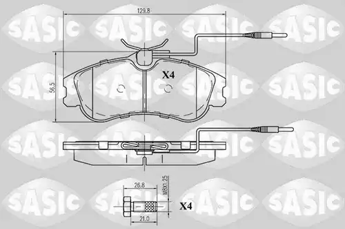 накладки SASIC 6210007