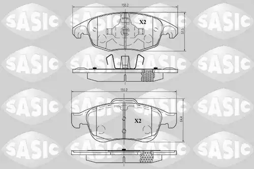 накладки SASIC 6210009