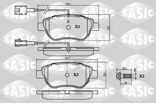 накладки SASIC 6210015