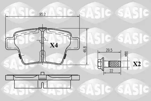 накладки SASIC 6210023