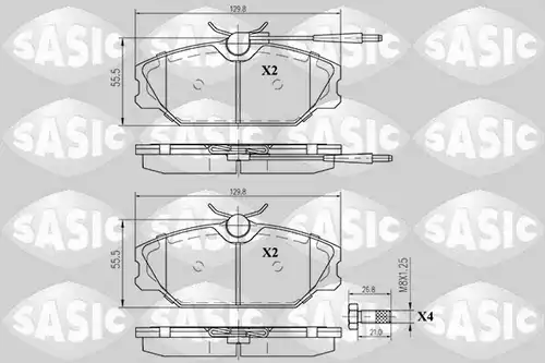 накладки SASIC 6214002