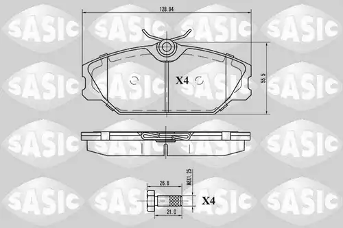 накладки SASIC 6214008