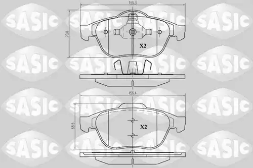 накладки SASIC 6214009
