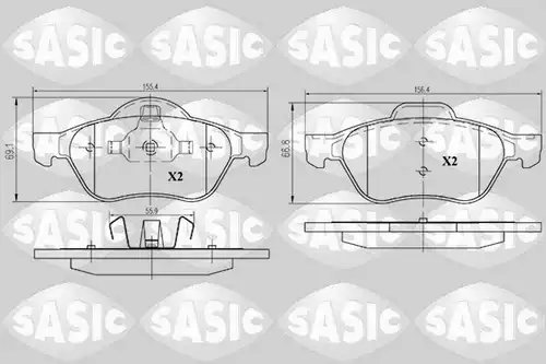 накладки SASIC 6214018