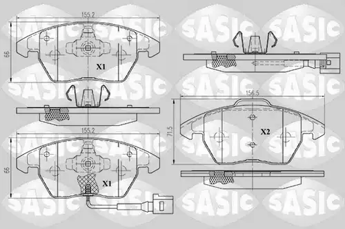накладки SASIC 6216004