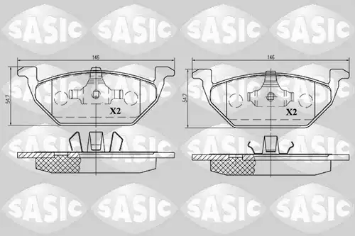 накладки SASIC 6216009