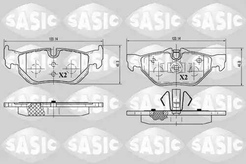 накладки SASIC 6216012