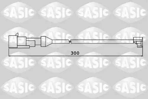 предупредителен контактен сензор, износване на накладките SASIC 6236004