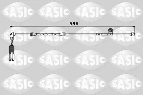 предупредителен контактен сензор, износване на накладките SASIC 6236005