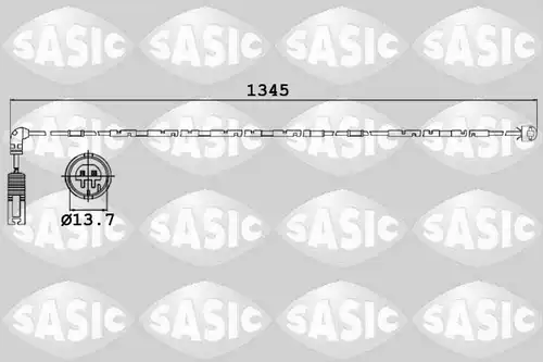 предупредителен контактен сензор, износване на накладките SASIC 6236012