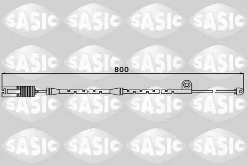 предупредителен контактен сензор, износване на накладките SASIC 6236028