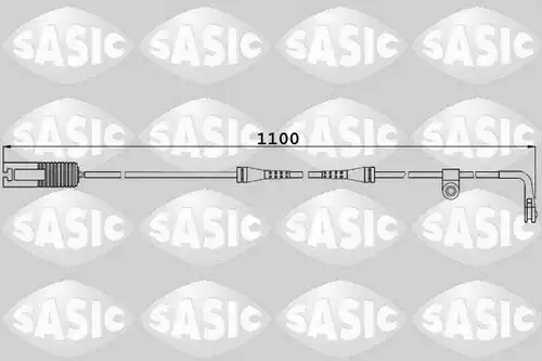 предупредителен контактен сензор, износване на накладките SASIC 6236035